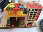 Fisher Price, vintage parkeergarage, Ophalen, Gebruikt, Speelset, Met geluid