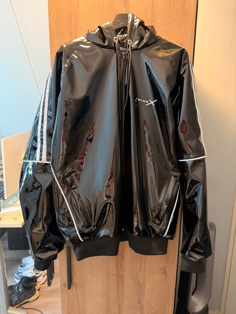 Twinkx lakjas en lakbroek XXL, Ophalen of Verzenden, Zo goed als nieuw, Overige maten, Zwart