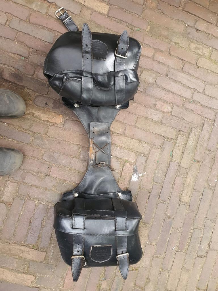 Cassius Leren Zadeltassen voor Motor - Gebruikt, Ophalen of Verzenden, Gebruikt