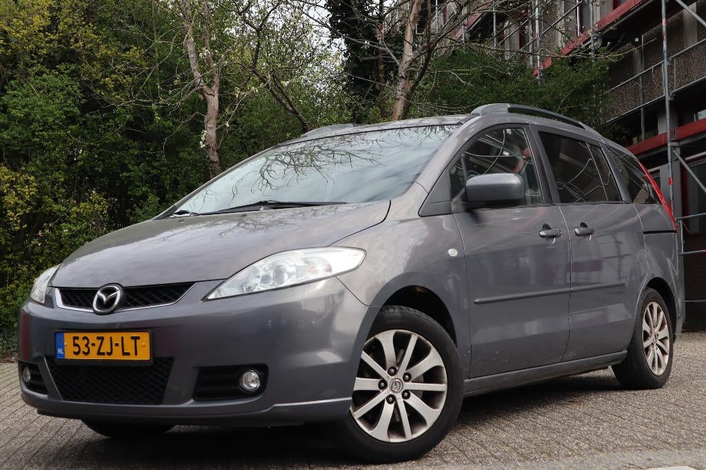 Mazda 5 1.8 2008 Grijs 7 persoons | EXPORT / B2B |, Auto's, Stof, 4 cilinders, Metallic lak, 7 stoelen