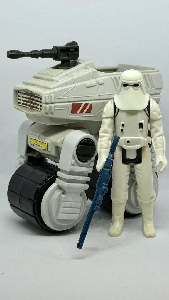 Vintage Star Wars MTV-7 en Imperial Stormtrooper Hoth, Verzamelen, Star Wars, Gebruikt, Actiefiguurtje, Ophalen