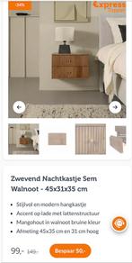 Woonexpress nachtkastjes Sem, Ophalen, Nieuw, 45 tot 65 cm, Minder dan 55 cm
