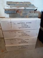 Steenstrips Natuursteen 9 pakken 10x35cm, Doe-het-zelf en Verbouw, Tegels, Ophalen, Overige materialen, Wandtegels, Nieuw