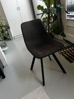 Eettafel stoelen grijs 4 x, Huis en Inrichting, Stoelen, Ophalen, Gebruikt, Vier, Stof