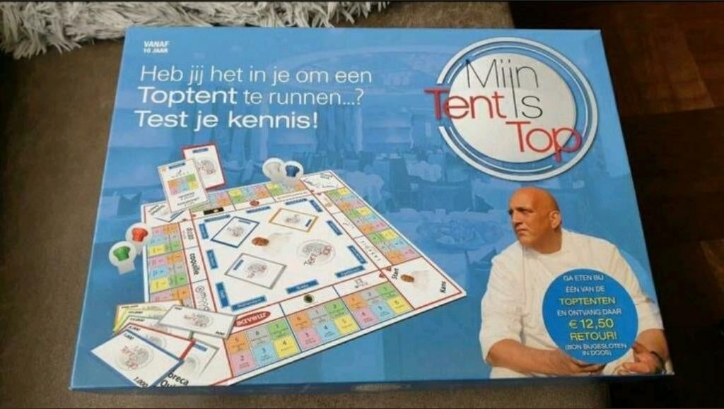 Mijn tent is top, spel, Ophalen, Nieuw