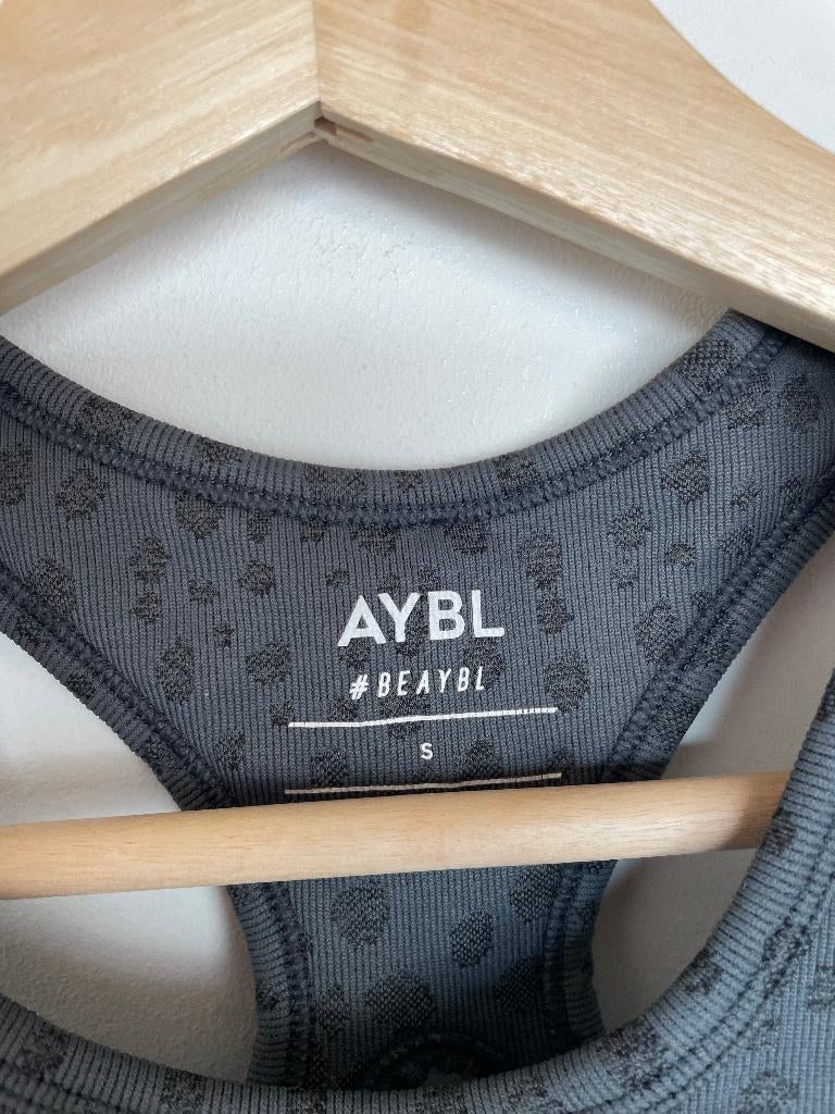AYBL speckle cropped top charcoal S grijs zwart print, Kleding | Dames, Sportkleding, AYBL, Ophalen of Verzenden, RK BRANDS LTD