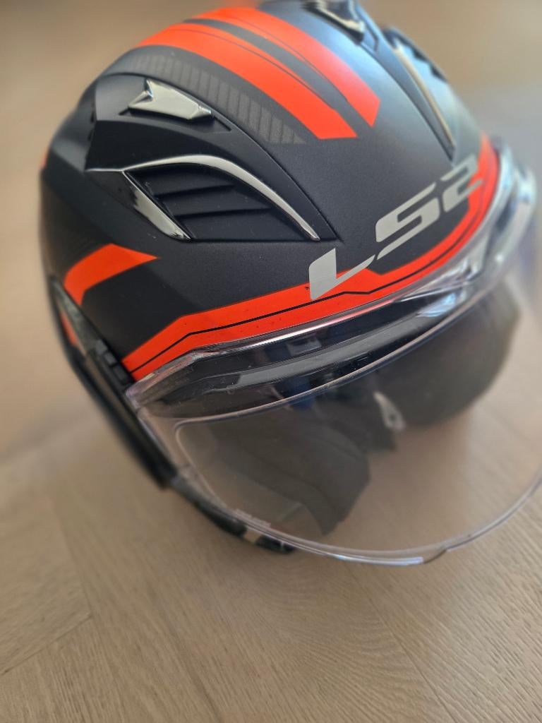 Te koop Motorhelm LS2 Valliant, M, Systeemhelm, Heren, Tweedehands