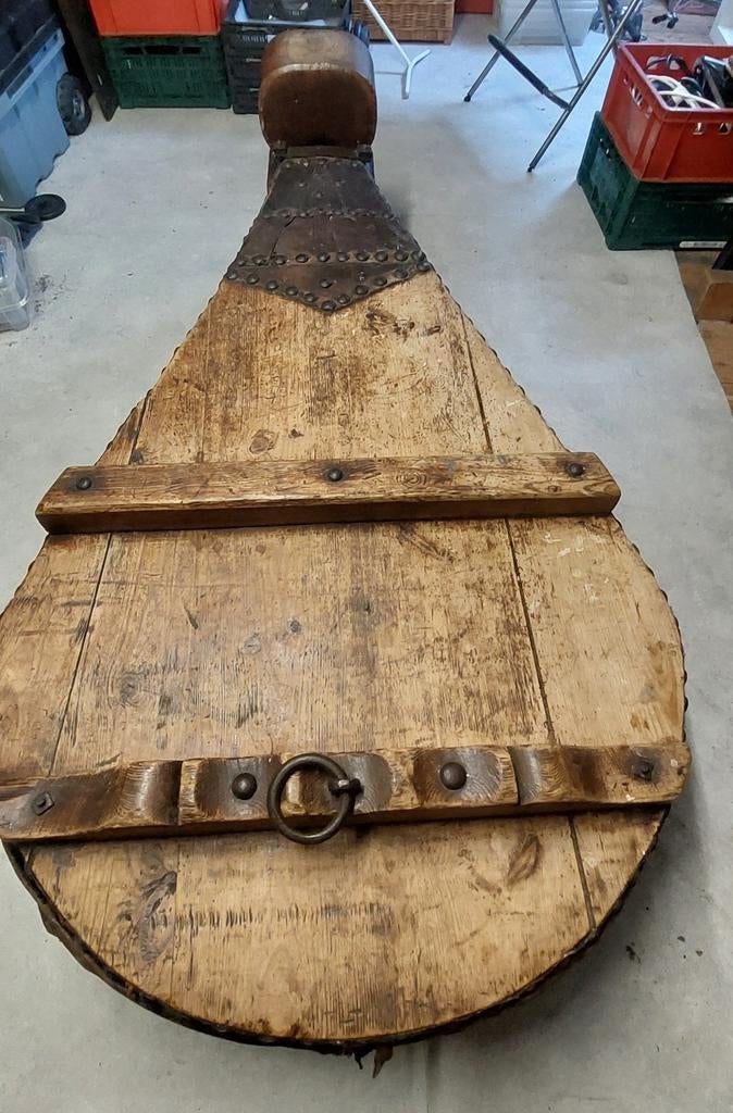 Blaasbalg als salontafel, Gebruikt, 100 tot 150 cm, Minder dan 50 cm, Rechthoekig