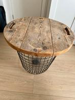 Bijzettafel, Ophalen, Gebruikt, Rond, Hout