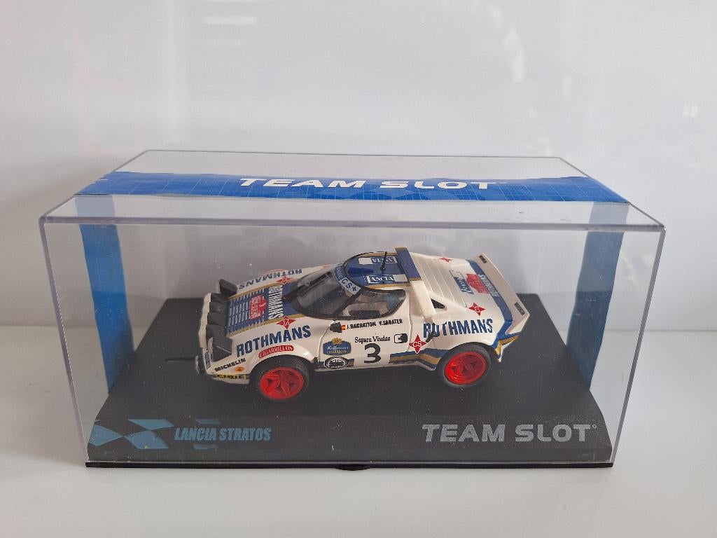 Teamslot Lancia Stratos Rothmans Rally 11507 nog Verzegeld, Overige merken, Racebaan, Verzenden, Teamslot