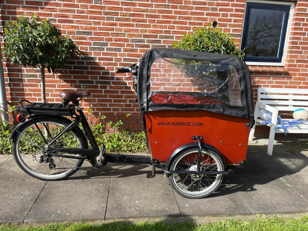 Elektrische bakfiets, 4 kinderen of meer, Gebruikt, Elektrisch, Schijfrem