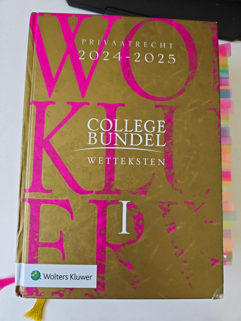 Collegebundel Privaatrecht 2024-2025, Boeken, Studieboeken en Cursussen, Ophalen of Verzenden, WO