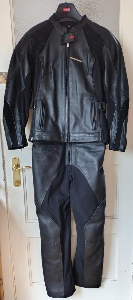 GRID leren motorpak voor dames, jas maat 42, broek maat 44, Combipak, Ophalen of Verzenden, GRID, Dames