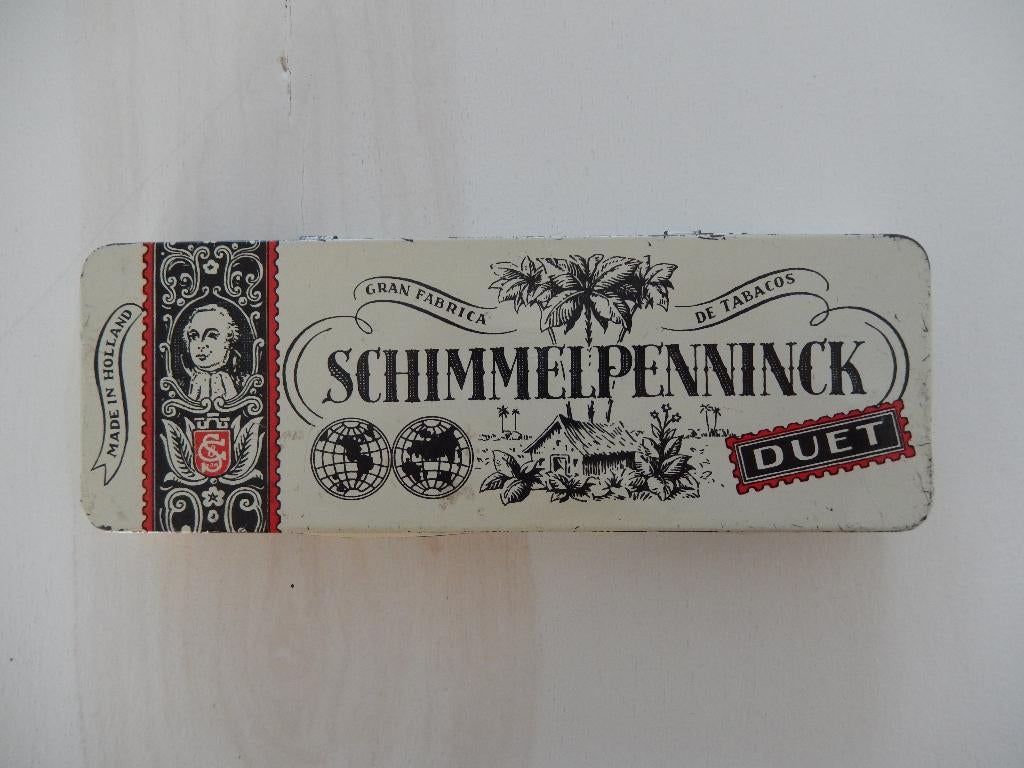 * Oud sigaren blikje Schimmelpenninck duet *, Ophalen of Verzenden, Gebruikt, Overige, Overige merken
