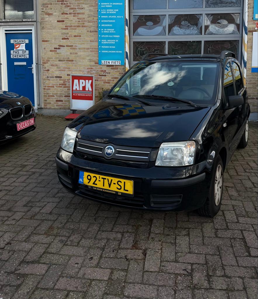Fiat Panda 1.2 emotion semi - automaat, Auto's, Stof, 840 kg, Zwart, Origineel Nederlands