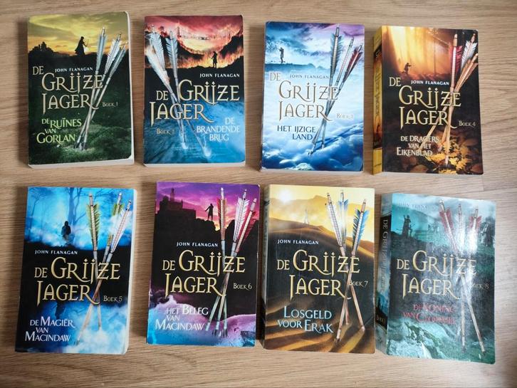 De Grijze Jager deel 1 t/m 8, Boeken, Kinderboeken | Jeugd | 10 tot 12 jaar, Zo goed als nieuw, Ophalen