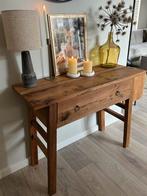 Sidetable kast dressoir halkastje make-up tafel met spiegel, Ophalen, 100 tot 150 cm, Zo goed als nieuw, Overige houtsoorten