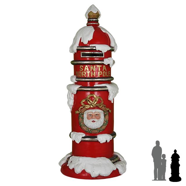 Santa mailbox beeld – Kerstman Hoogte 140 cm, Diversen, Kerst, Nieuw, Ophalen