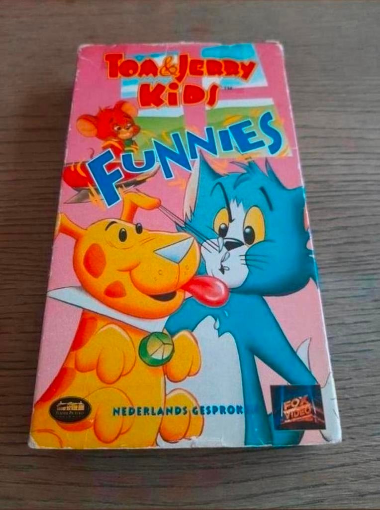 Tom & Jerry Kids Funnies videoband., Alle leeftijden, Ophalen of Verzenden, Gebruikt, Tekenfilms en Animatie