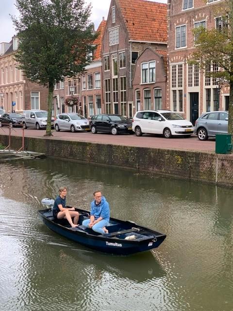 Vlet - Roeischouw - Visboot (Polyester), Watersport en Boten, Sloepen, Gebruikt, Tot 10 pk, 3 tot 6 meter, Geen motor, Overige brandstoffen