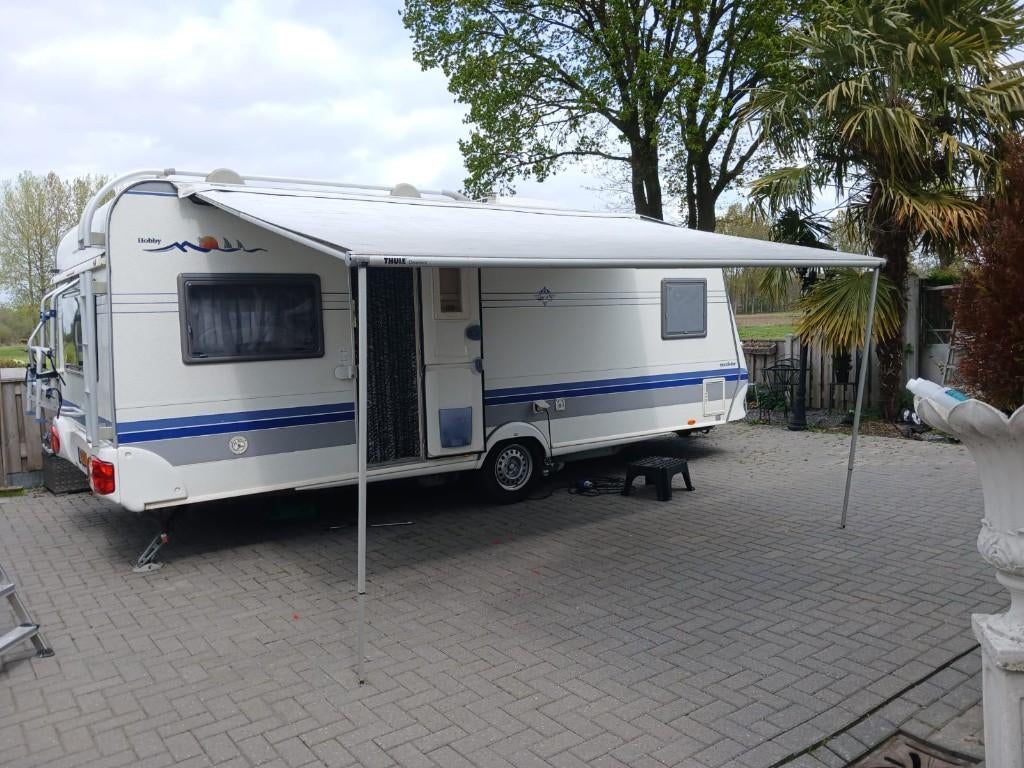 Caravan excelsior 560, Caravans en Kamperen, Caravans, Bedrijf, tot en met 4, 1250 - 1500 kg, Rondzit, Hobby, Omvormbare zithoek