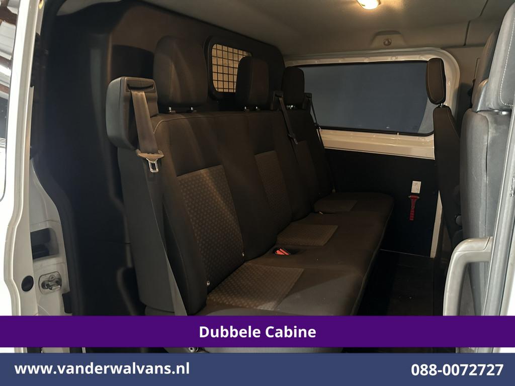 Ford Transit Custom 2.0 TDCI 131pk L2H1 Dubbele Cabine Euro6, Auto's, Bestelauto's, Voorwielaandrijving, 4 cilinders, Bedrijf
