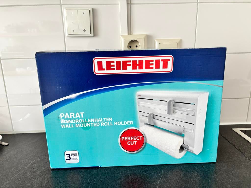 Leifheit Parat wandrollenhouder, Ophalen, Overige typen, Metaal, Nieuw
