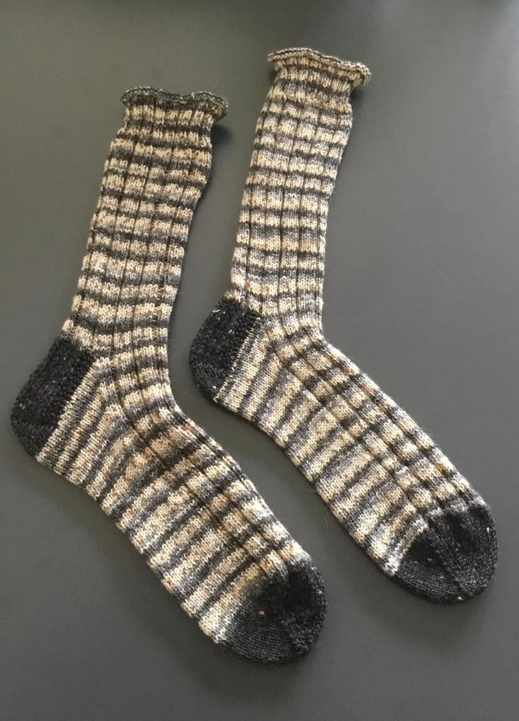 Handgebreide wollen sokken!, Ophalen of Verzenden, Nieuw, Overige maten, Sokken en Kniesokken