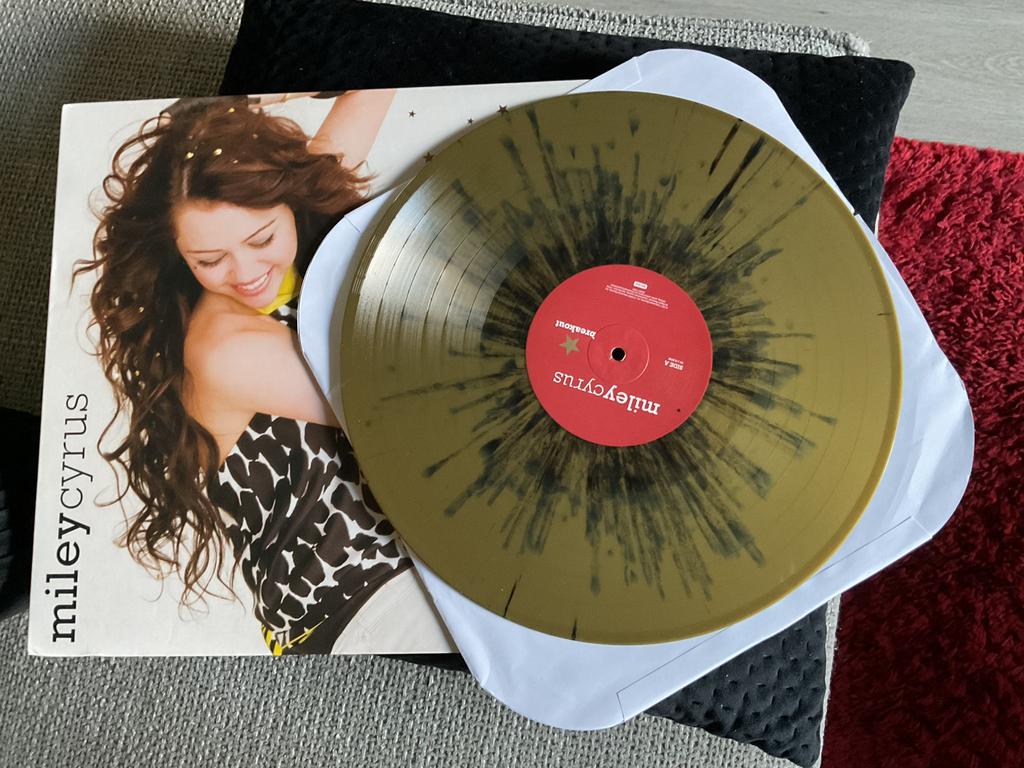 Miley Cyrus - Breakout lp ( nieuwstaat), Ophalen of Verzenden, Zo goed als nieuw, 12 inch