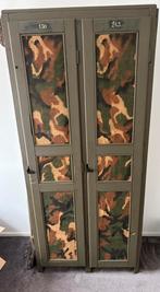 Vintage houten lockerkast, Ophalen, Gebruikt