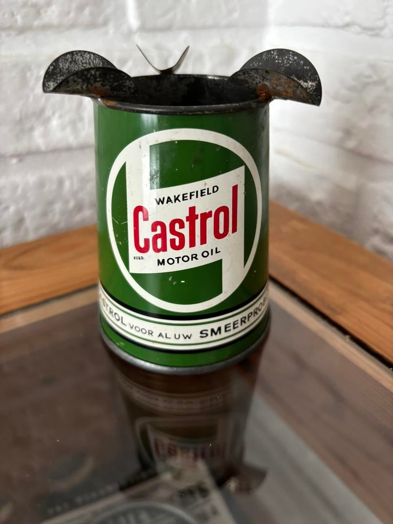 Castrol asbak, Verzamelen, Ophalen of Verzenden, Gebruiksvoorwerp