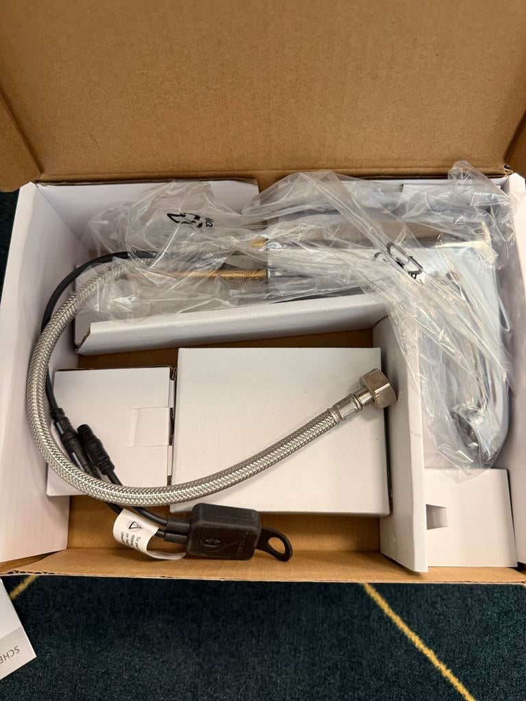 2x Schell automatische kranen, Doe-het-zelf en Verbouw, Sanitair, Zo goed als nieuw, Kraan, Chroom, Ophalen of Verzenden