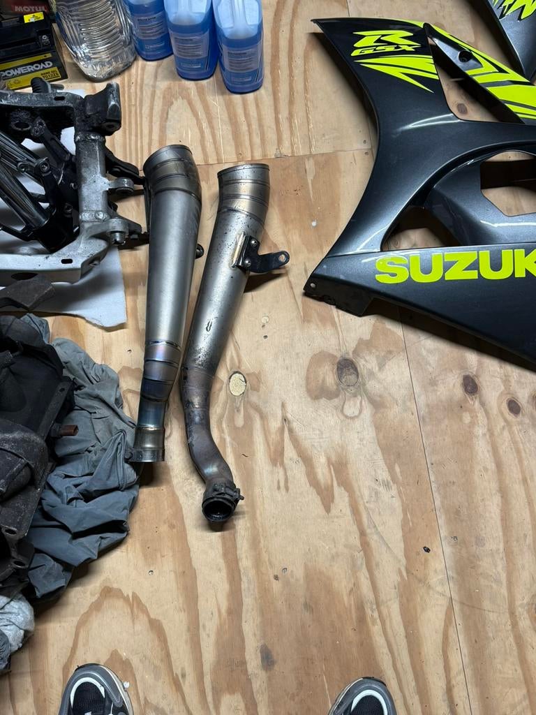 Yoshimura gp evo einddemper Suzuki Gsxr k7/8 1000, Ophalen of Verzenden, Gebruikt