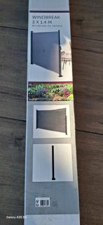 Windscherm Antraciet 140x300 cm - Nieuw, Tuin en Terras, Ophalen, Overige materialen, 100 tot 150 cm, Nieuw