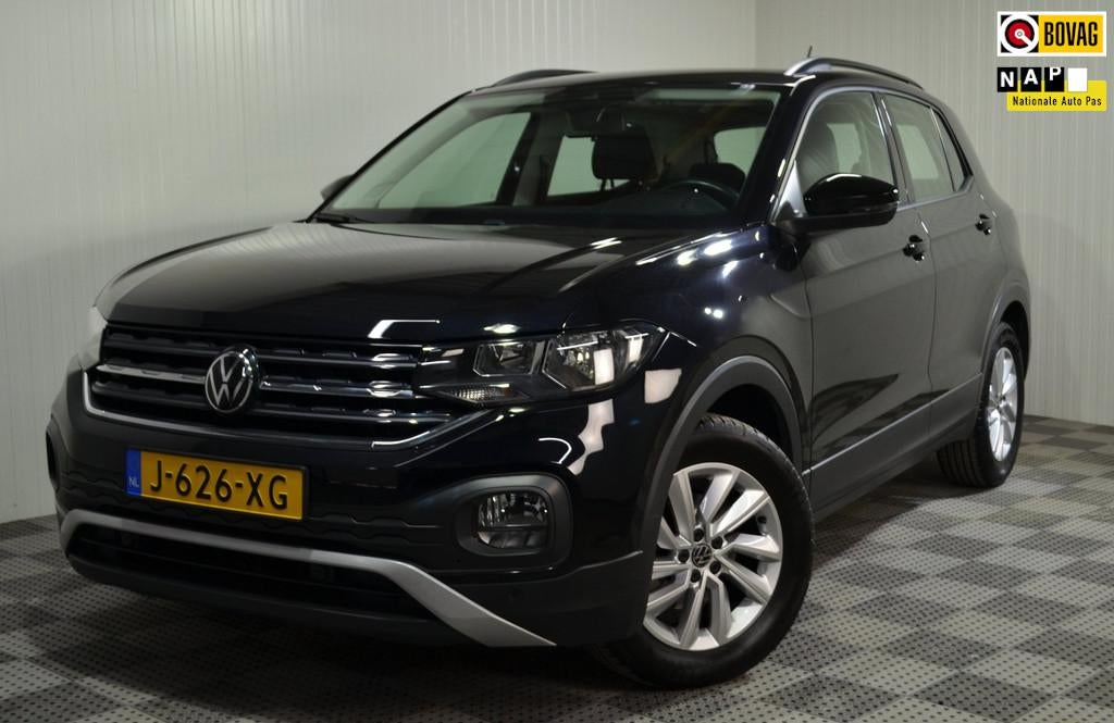 Volkswagen T-Cross 1.0 TSI Life Business / Adap.cruise / Car, Auto's, Gebruikt, Zwart, Origineel Nederlands, Bedrijf