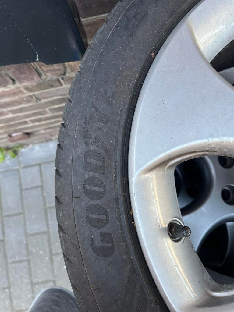 17 inch GTI velgen met Goodyear banden, Auto-onderdelen, Banden en Velgen, Banden en Velgen, Zomerbanden, 17 inch, 225 mm, Gebruikt