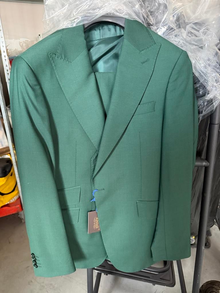 Herenpak - Diverse Kleuren en Maten (ALLES İN 1 KEER), Kleding | Heren, Kostuums en Colberts, Ophalen, Nieuw, Overige maten, Groen