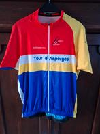 Fiets shirt Tour d'Asperges rood geel blauw maat SL, Ophalen of Verzenden