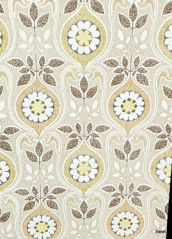 13278 Origineel uniek vintage oud behang wallpaper swiet, Huis en Inrichting, Stoffering | Behang, minder dan 10 m², Ophalen of Verzenden