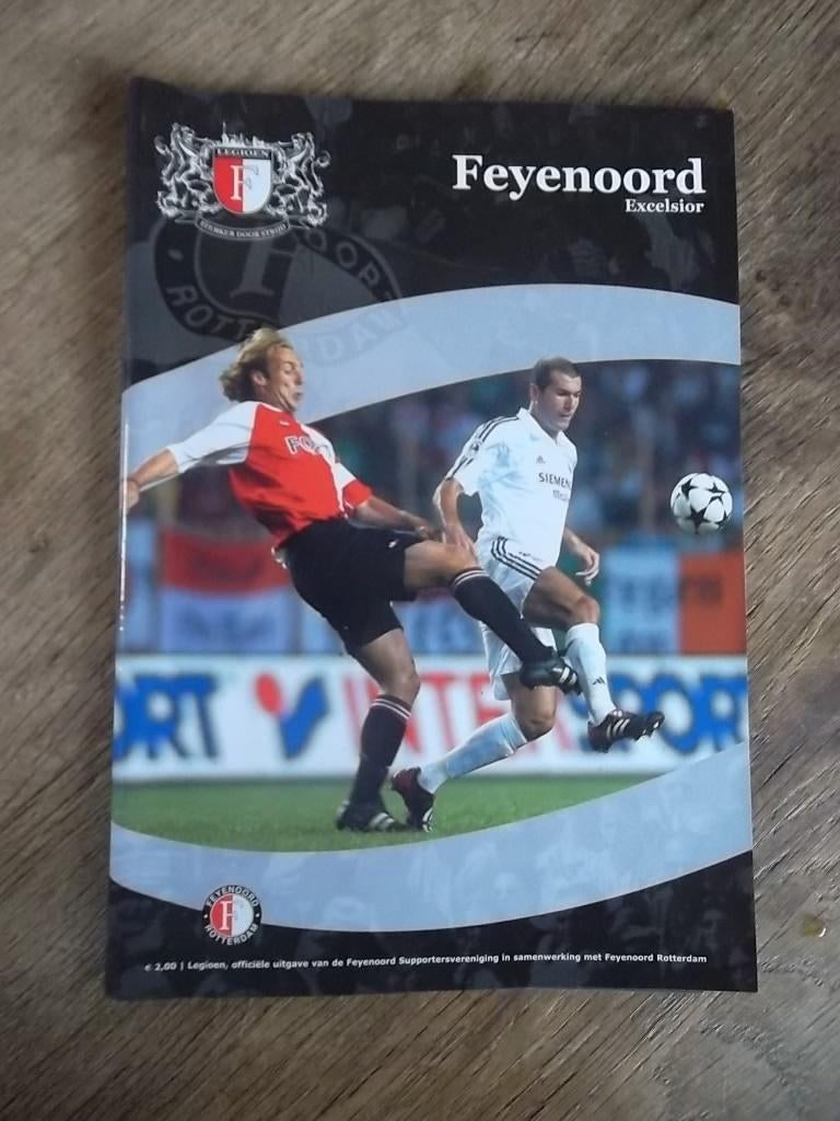 Programmaboekje Feyenoord - Excelsior 10 september 2002, Ophalen of Verzenden, Gelezen, Watersport en Hengelsport