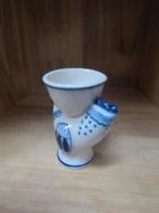 Antiek Delfts Blauw Kippen Eierdopje - Handgeschilderd, Ophalen of Verzenden