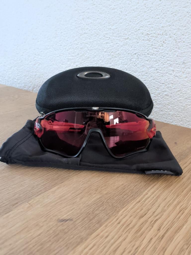 Oakley jawbreaker bril, Gebruikt, Ophalen of Verzenden, Oakley, Rood