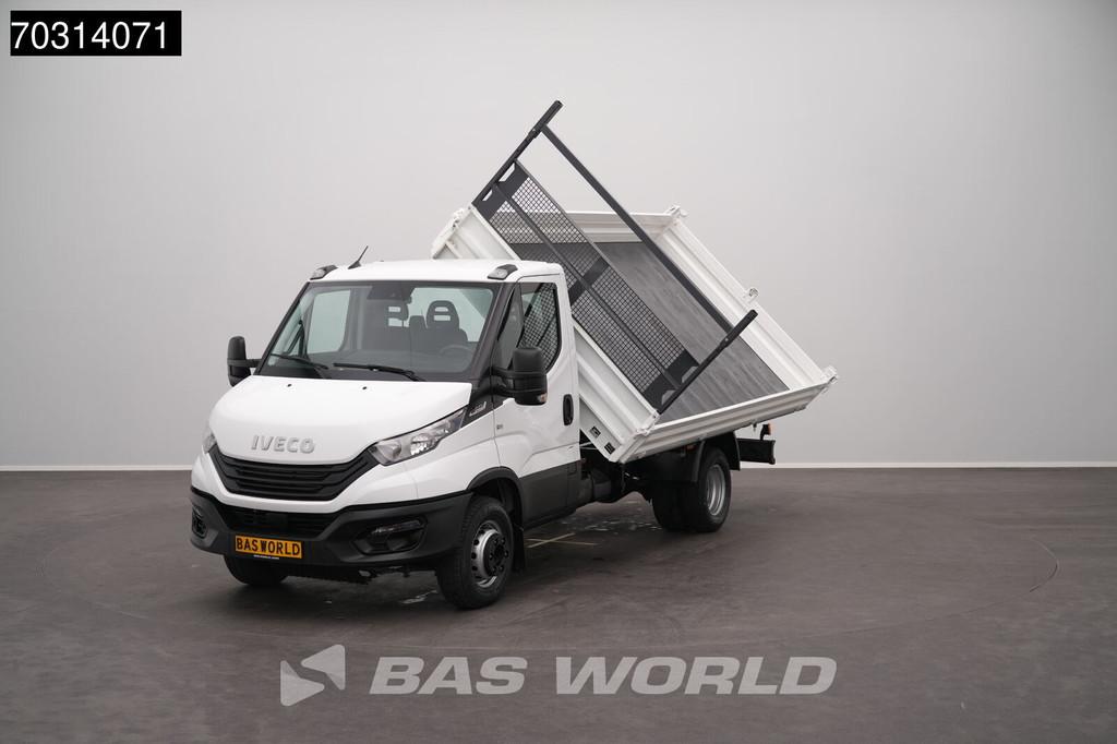Iveco Daily 72C21 3.0L Automaat Driezijdige Kipper Dubbelluc, Automaat, Stof, Gebruikt, Euro 6