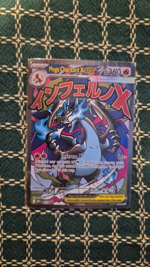Pokemon Mega Charizard X ex (MEP 023), Hobby en Vrije tijd, Verzamelkaartspellen | Pokémon, Ophalen of Verzenden, Zo goed als nieuw