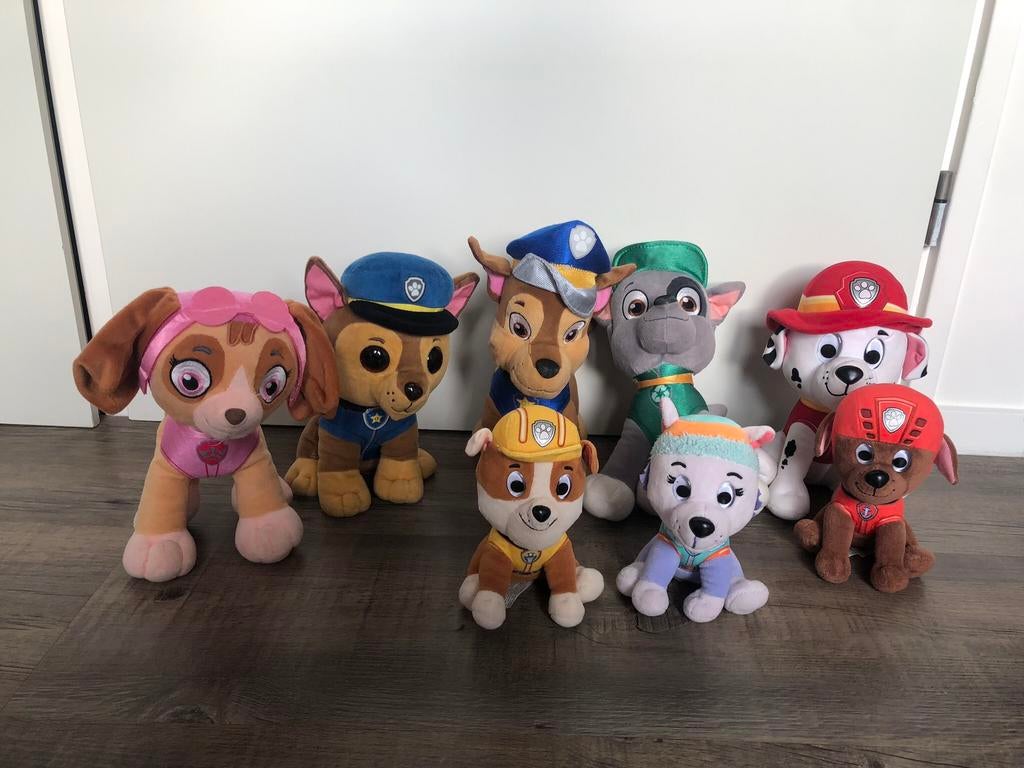 Paw patrol knuffels, Kinderen en Baby's, Speelgoed | Knuffels en Pluche, Ophalen, Zo goed als nieuw, Hond