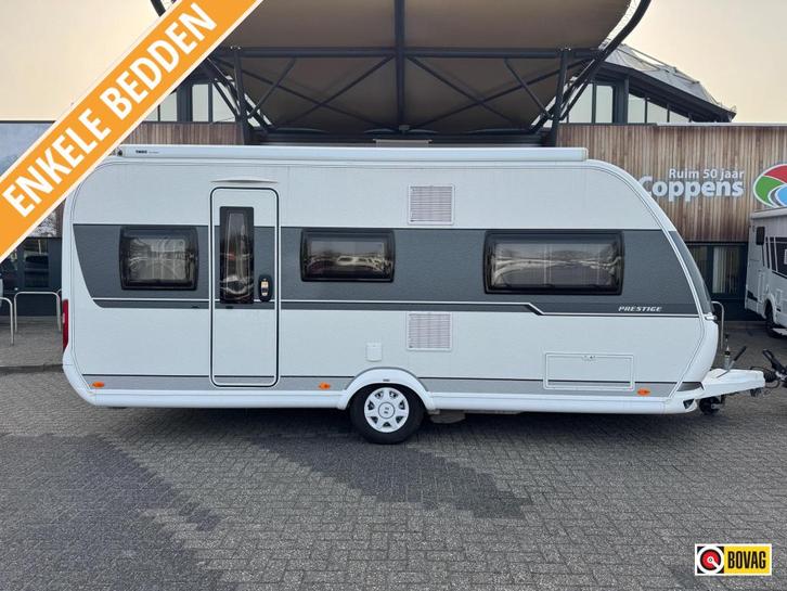 Hobby Prestige 495 UL 2018 Mover,Tent,Luifel!!!, Caravans en Kamperen, Caravans, Bedrijf, tot en met 4, 1000 - 1250 kg, Standaardzit