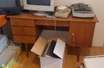 Vintage bureau Scandinavische bureau jaren 60,70 igs, Ophalen, Gebruikt, Bureau