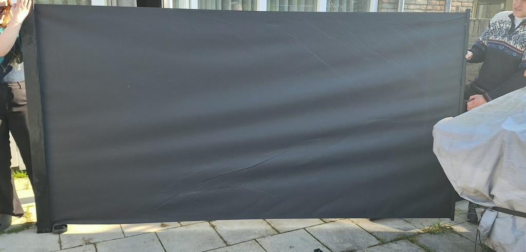 Uittrekbaar wind-/zonnescherm te koop – zo goed als nieuw, Tuin en Terras, Ophalen, Nieuw, 200 cm of meer, 150 tot 200 cm