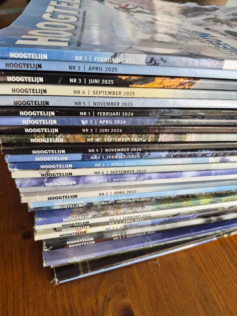 Hoogtelijn magazines 2020 t/m 2025, Ophalen