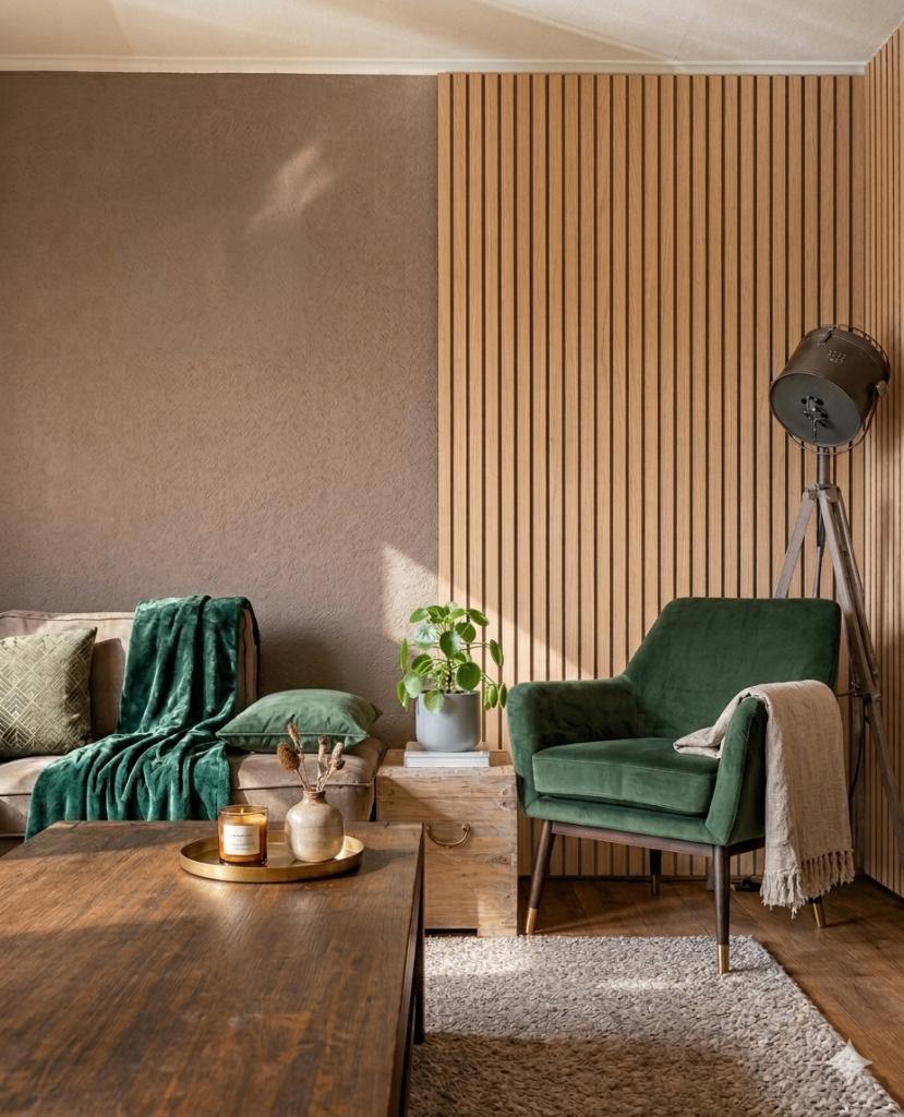 Akoestische Wandpanelen - Brede latten - wandpanelen - 280cm, 280 cm, Akodeco, Hout, Nieuw